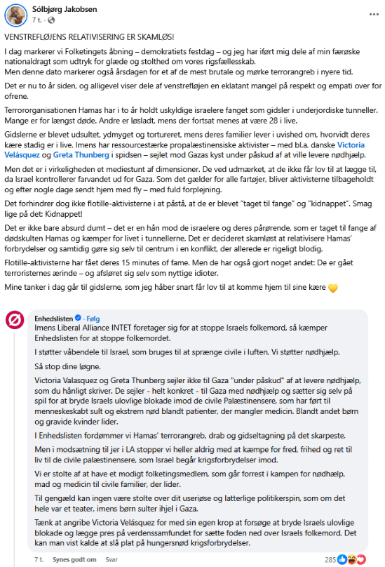 Sólbjørg Jakobsen and the Device List on Facebook