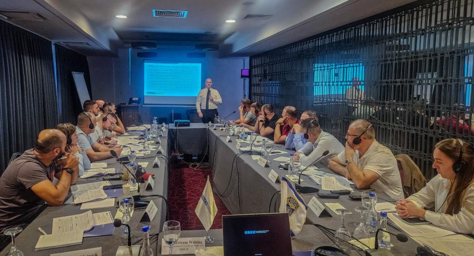OSCE Mission delivers advanced criminal analysis training for Kosovo Police