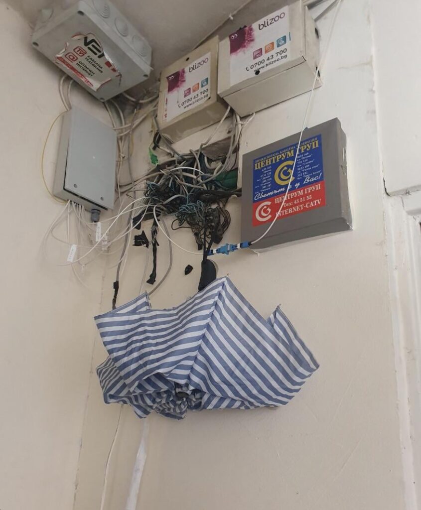 How to fix old operator boxes above the front door.