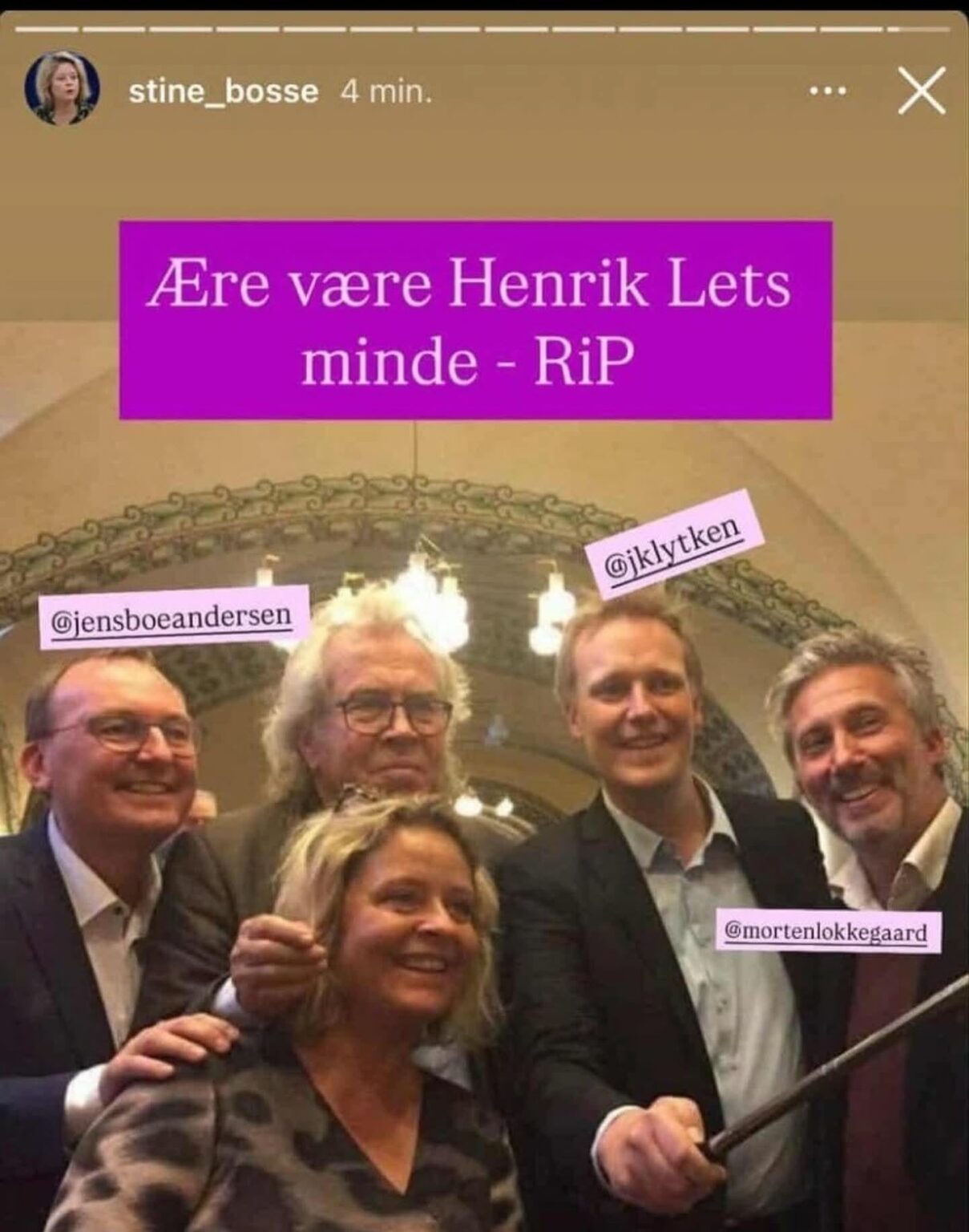 Glory to Stine Bosses Best Friend Henrik Lets Memorial.