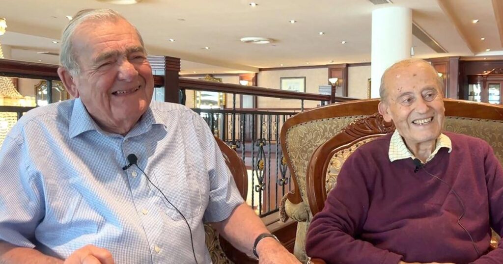 Friendship born under bombs, Martin and Michael mark their 90th