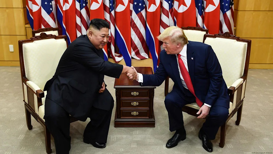 Third Kim-Trump meeting - It was the third meeting between Donald Trump and Kim Jong Un in just over a year. The first Trump-Kim summit took place in Singapore in June last year. A meeting in Hanoi, Vietnam, was held in February 2019. Both meetings failed to provide a clear roadmap for North Korea's denuclearization.<span class="copyright">AFP/Getty Images/B. Smialowski</span>