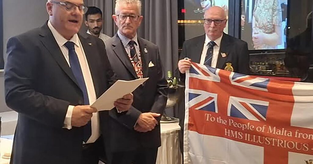 HMS Illustrious Association holds reunion reception in Malta