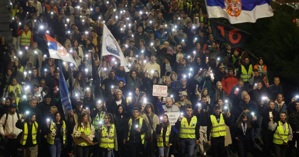 Thousands march in Serbia in persistent resistance to autocratic leader Vucic | National News