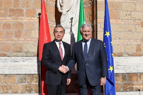 China-Italy cooperation boasts highlights and mutual benefits: Chinese FM