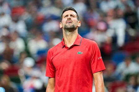 Novak Djokovic of Serbia