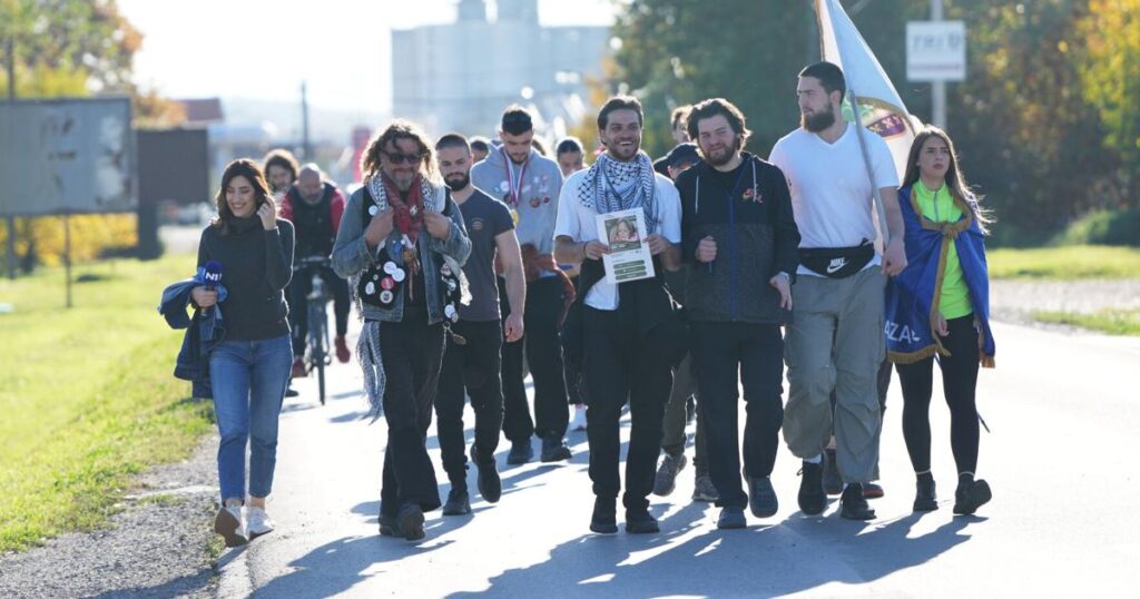 Students trek across Serbia to campaign for station collapse victims ahead of anniversary | National News