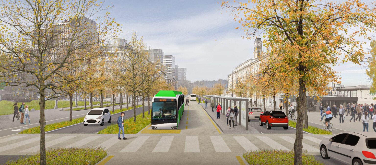 Concept dragon for related public transport in Ljubljana