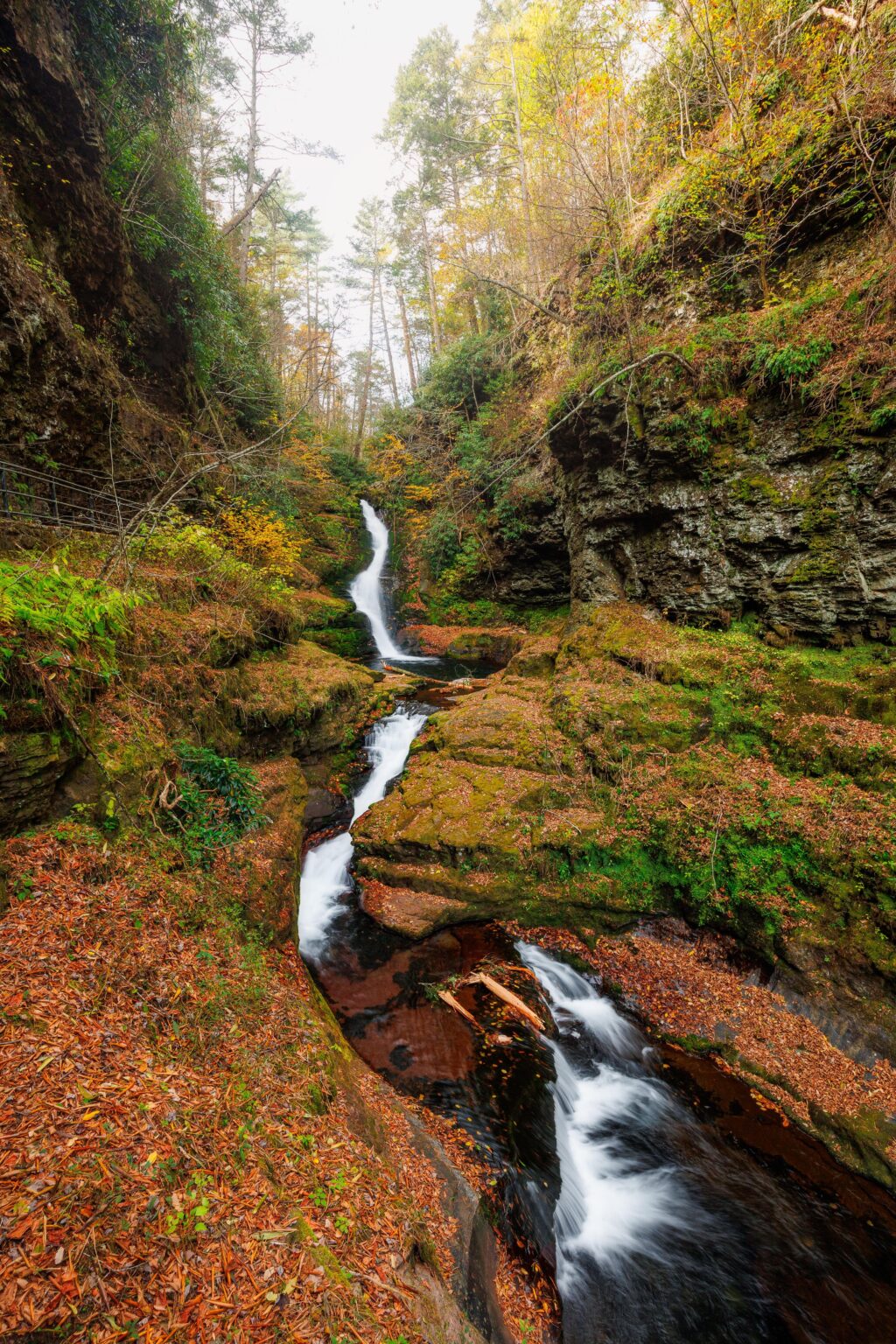 Soaking up the fall in the poconos, Pennsylvania.