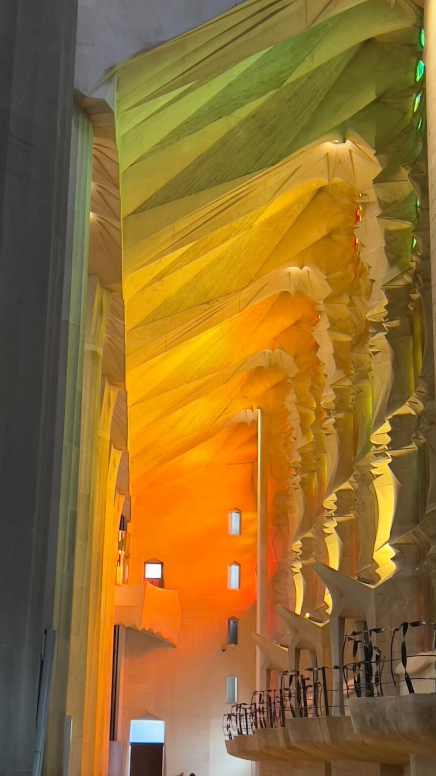 Visit La Sagrada Familia in the afternoon for the light show Barcelona, ES