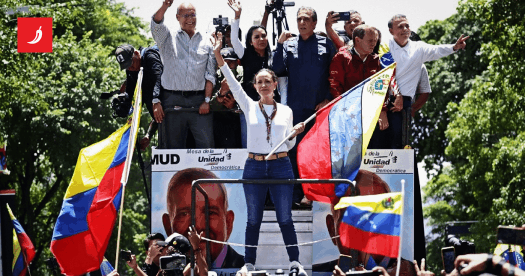 Nobel Peace Award received María Corina Machado from Venezuela