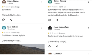 Starbucks, Google Maps in a field in Sivas "Starbucks" to a position to be a day branch opened a day branch