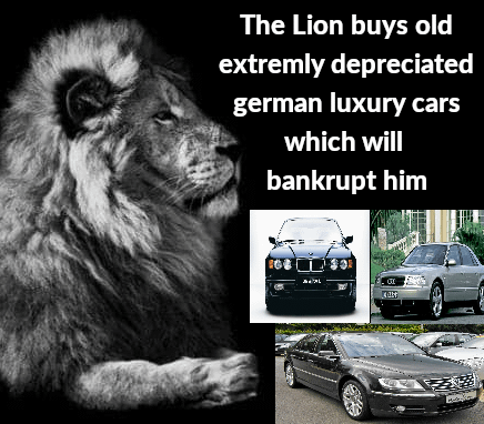 The Bulgarian, when he chooses a "new" car