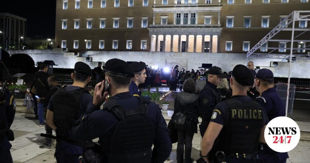 Unidentified Soldier: They brought in a woman who climbed the monument to protest