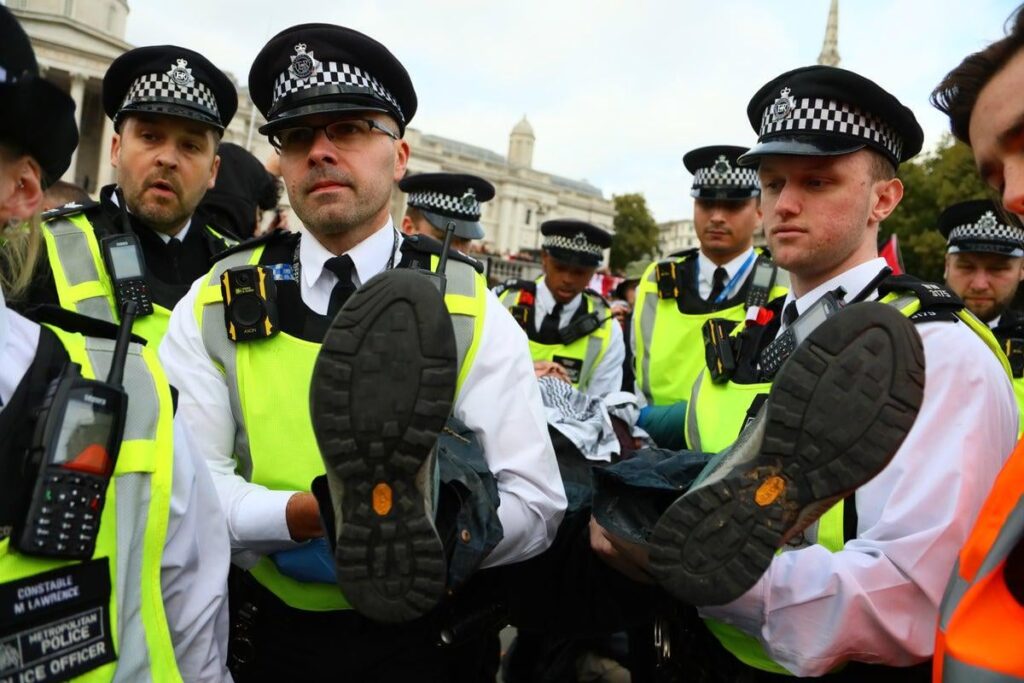 ‘Enough is enough’ says chief of Police Federation as ‘exhausted’ officers arrest 493 at Palestine Action protest