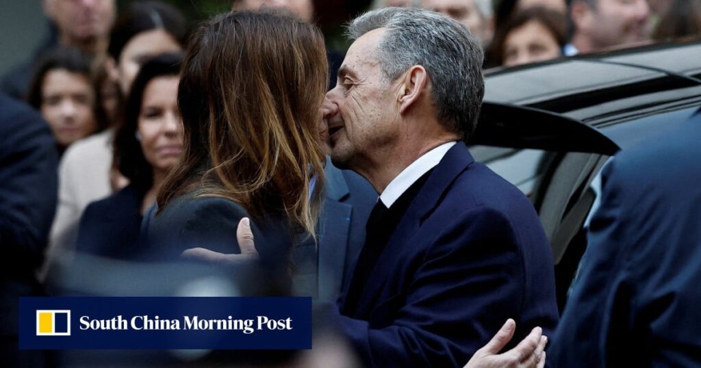 A kiss, then goodbye: France’s ex-president Sarkozy enters jail proclaiming innocence