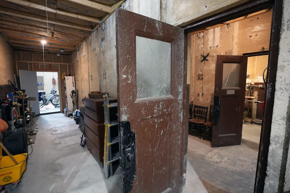 Don Percy's 1839 Milwaukee warehouse-turned-home features a series of 90-foot-long hallways separated by doors with cracked windows. The home is featured on the "Monsters of the Midwest" episode of the HGTV series "Scariest House in America."