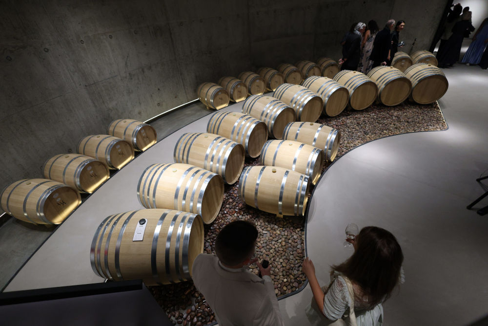 Aya Winery Estate cellar