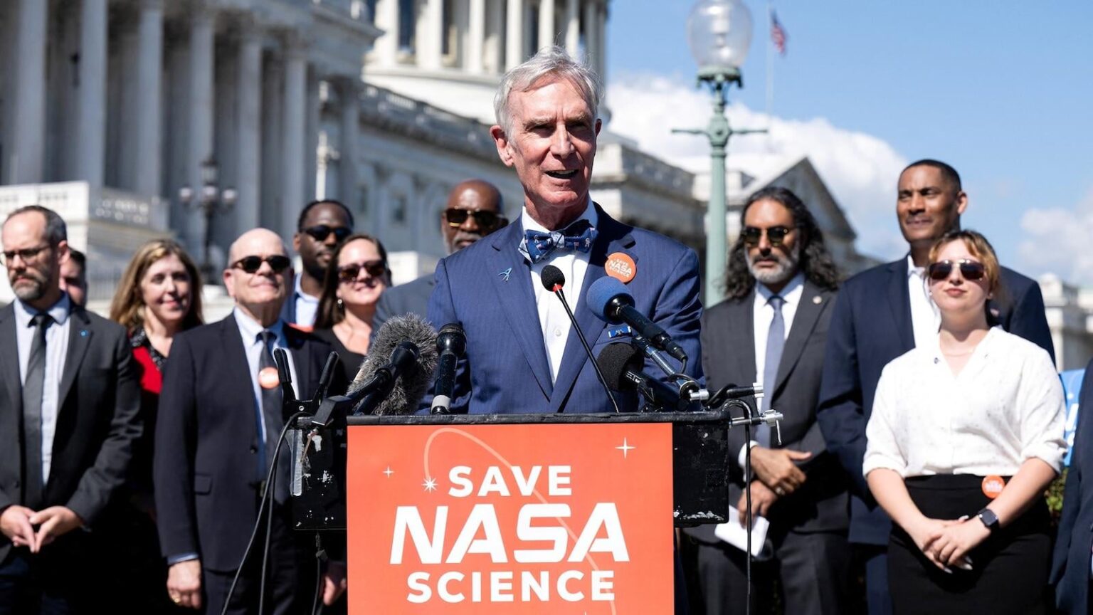 Bill Nye and The Planetary Society send 300 advocates to fight against NASA science cuts.
