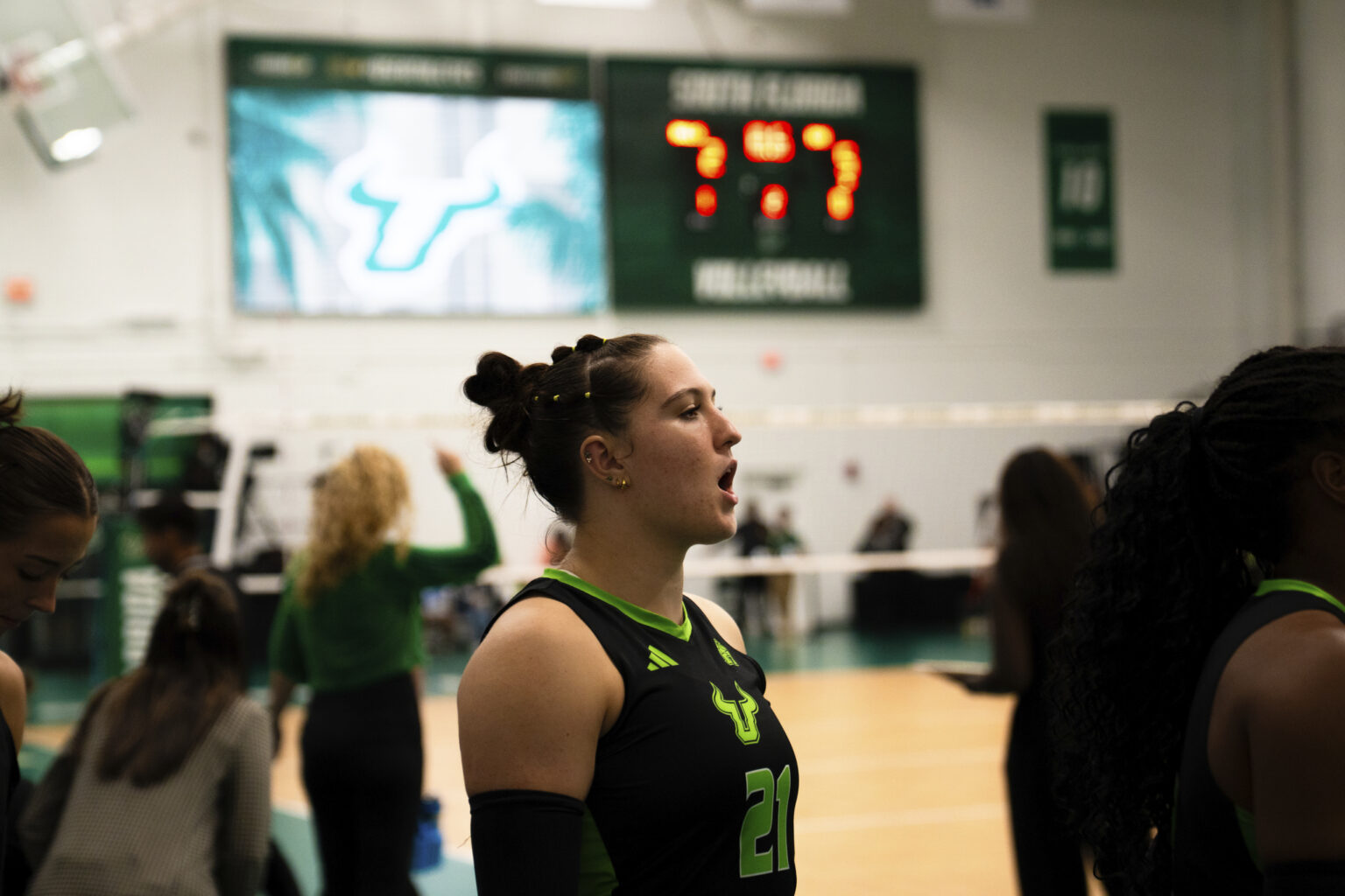 USF volleyball's Taelyn Bentley turns 'energy' and belief into impact