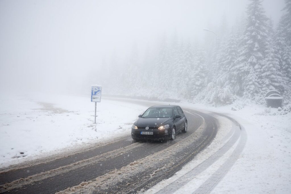Surprise snowfall hits Europe as power lines damaged and thousands left without power