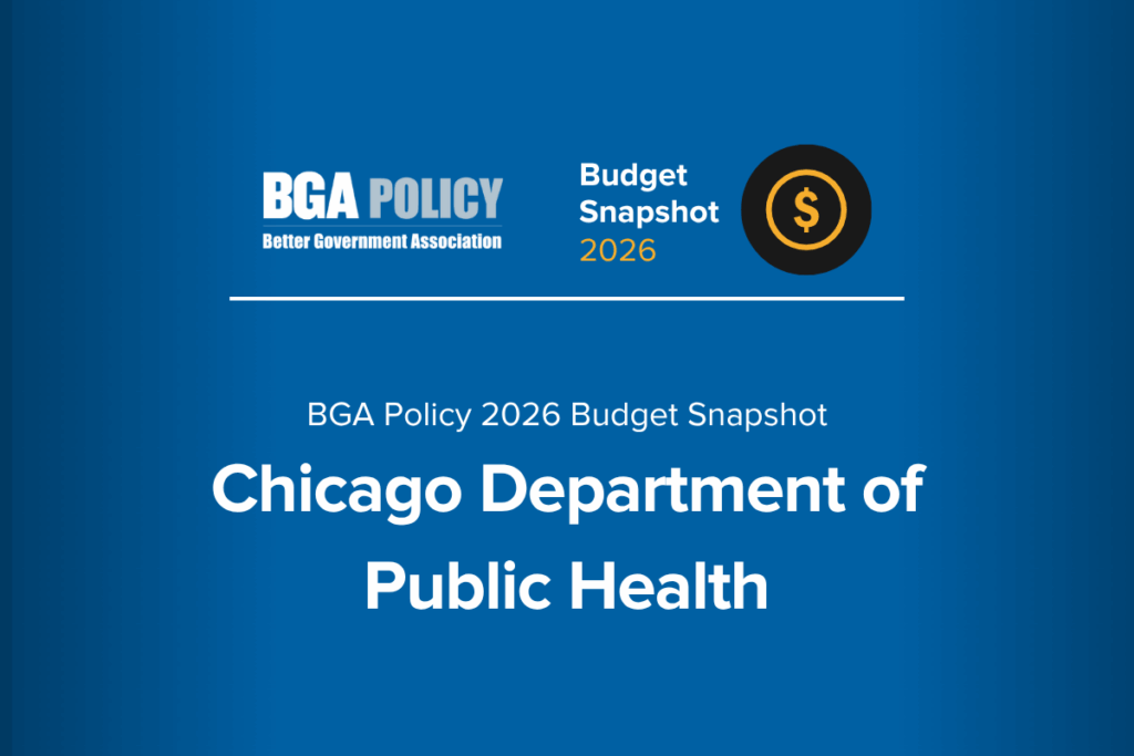 Chicago Department of Public Health - BGA Policy 2026 Budget Snapshot