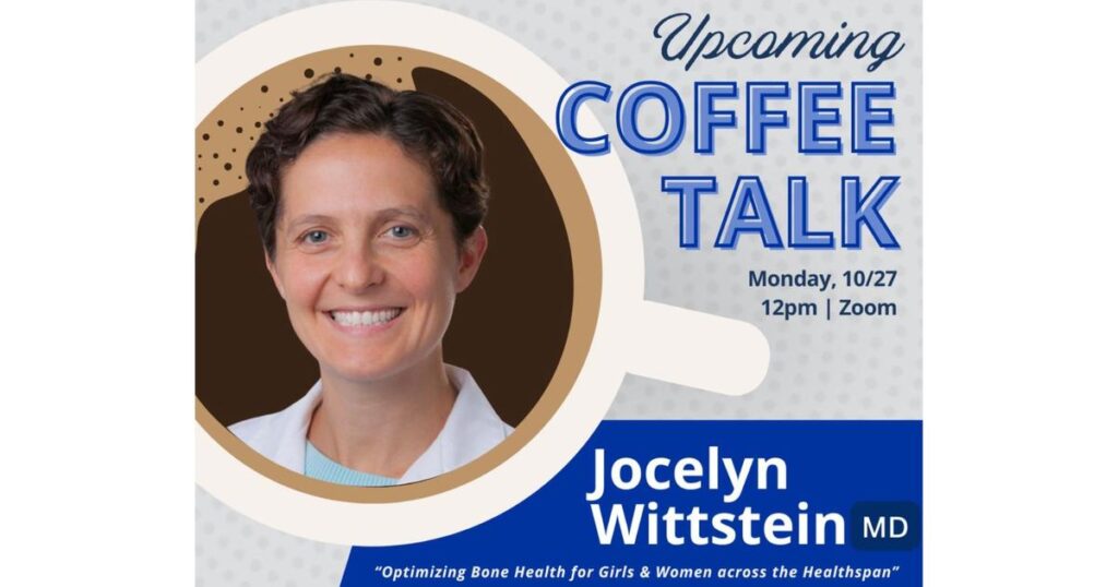 Active Girls Healthy Women hosting coffee talk on optimizing bone health