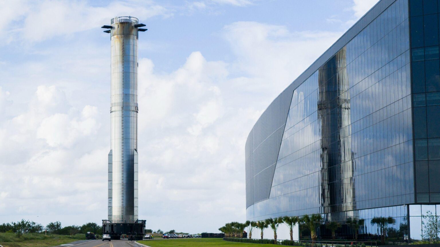 SpaceX moves giant Super Heavy booster to pad ahead of Starship Flight 11 launch