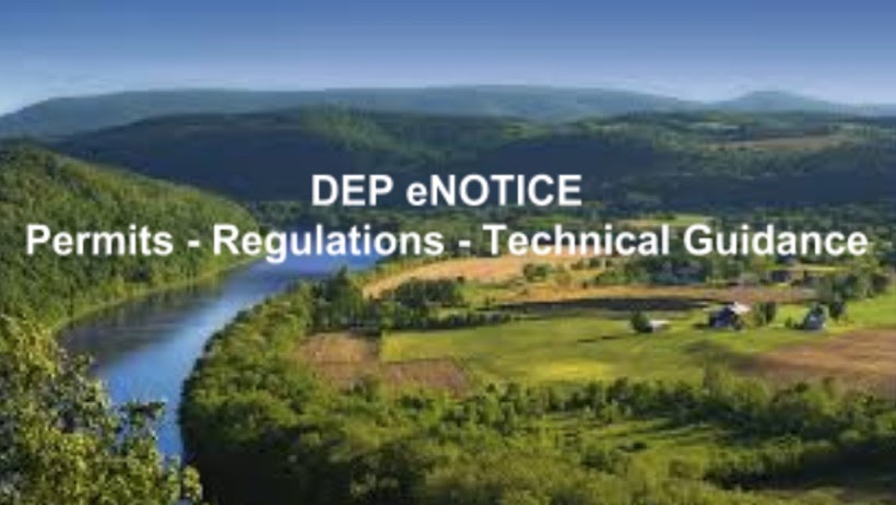 DEP Posted 85 Pages Of Permit-Related Notices In October 11 PA Bulletin