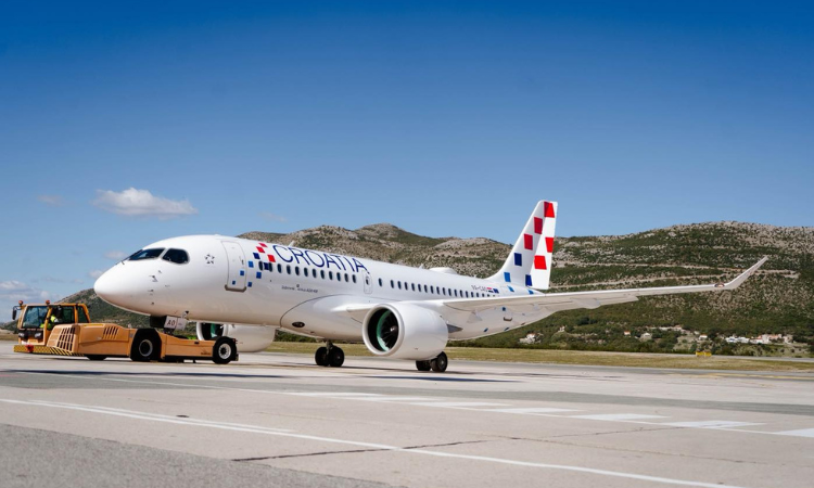 Dubrovnik Welcomes Croatia Airlines New Airbus A220 100 1