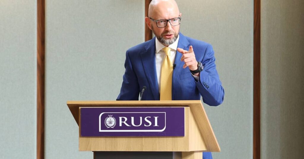 Former Prime Minister of Ukraine Arseniy Yatsenyuk Sets Out Strategic Vision at RUSI