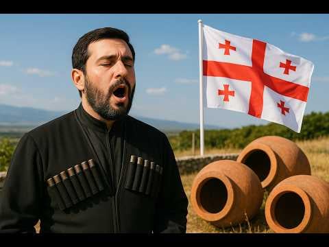 Georgian traditional music & songs #4, male polyphonic choir. Signaghi, Kahetia, Georgia country