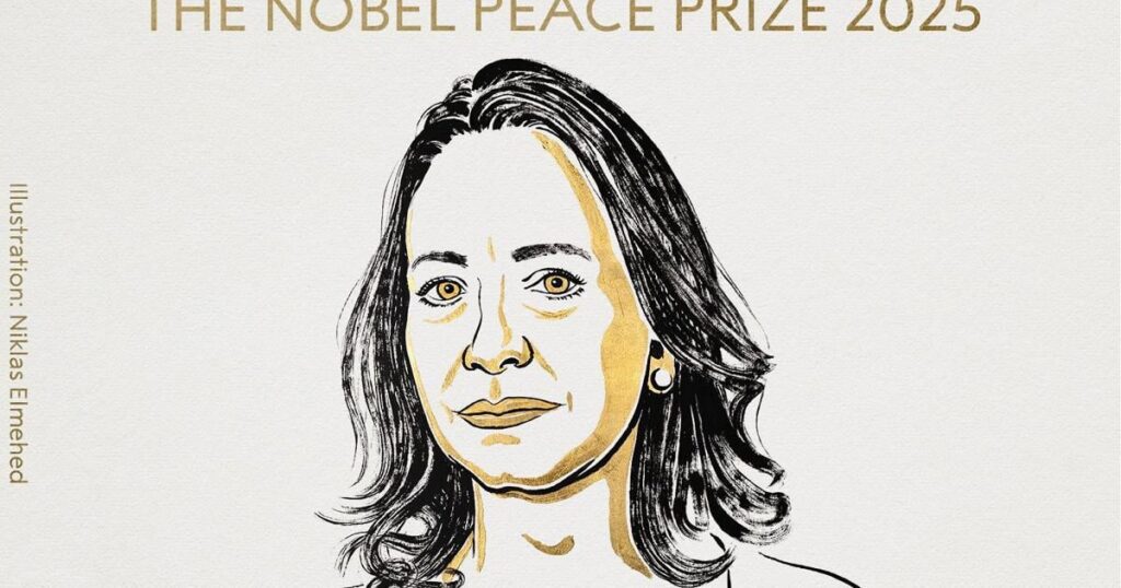 Nobel Peace Prize goes to Venezuelan oppositionist Maria Corina Machado