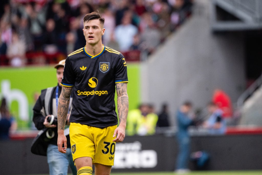 Benjamin Sesko during the game against Brentford