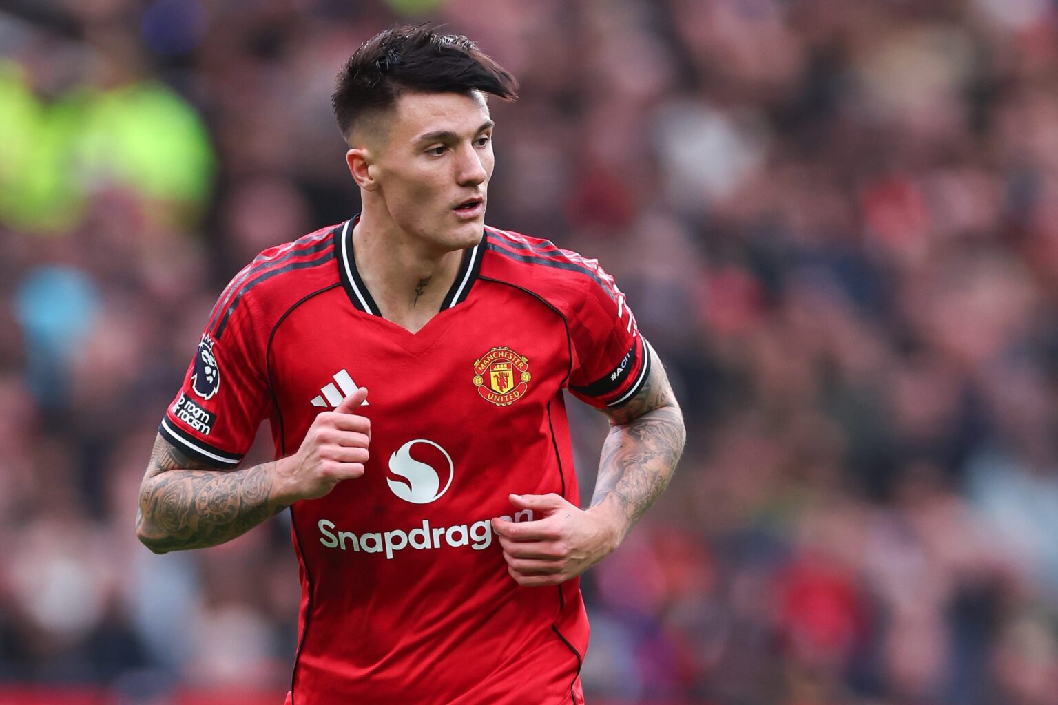 The Man Utd joke Slovenia star made to Benjamin Sesko during international training