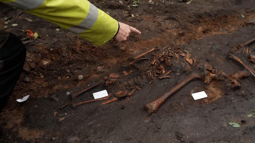 More than 50 skeletons turned up in Aarhus city centre