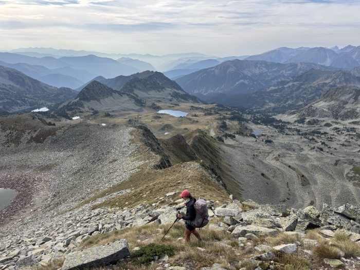 Descent from Coll d’Airoto