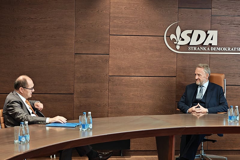 The President of the Party of Democratic Action met with HR Schmidt