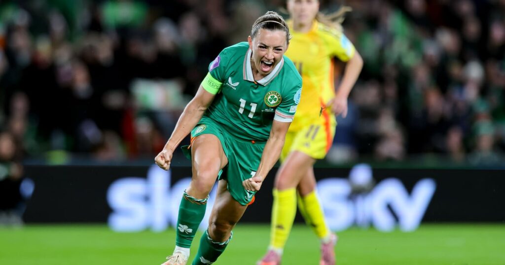 Katie McCabe on top form for Ireland in commanding win over Belgium – The Irish Times