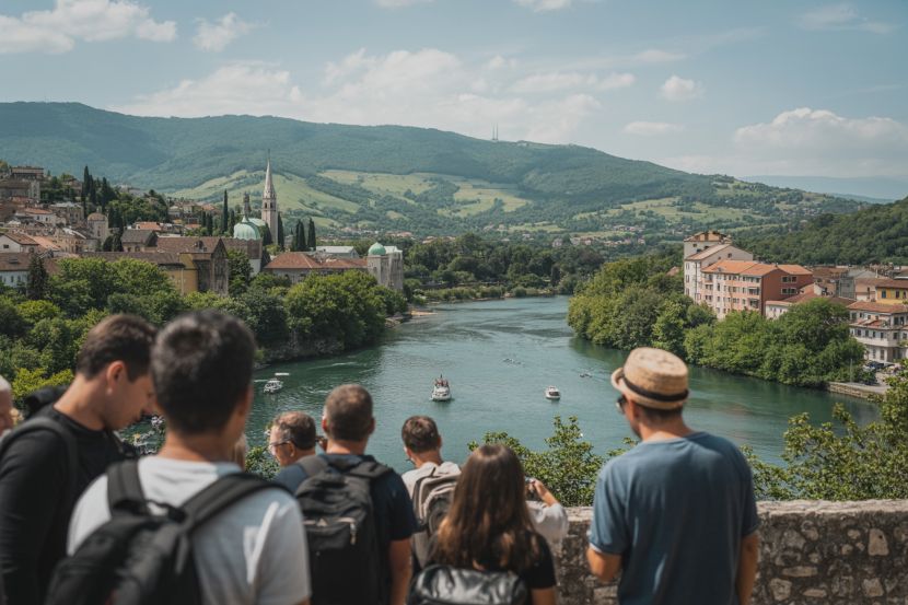 Touring bosnia: italians travel through srebrenica, sarajevo, and prijedor