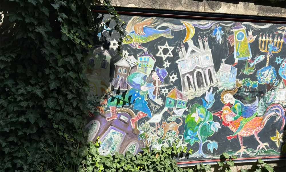 Our Tour through Poland’s Contradictions mural in Krakow