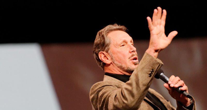 Larry Ellison, the other reactionary tech billionaire.