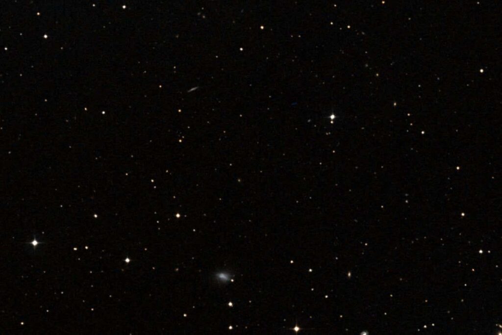 A tiny nearby galaxy is home to a surprisingly enormous black hole
