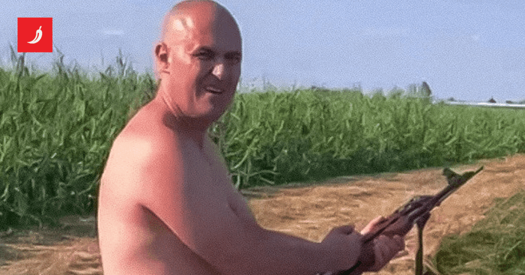 Josip Dabro was charged. Gave the child to shoot a military rifle, threatened to prison