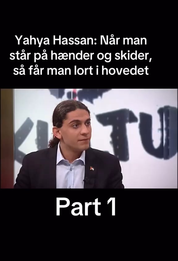 Yahya Hassan: When standing on hands and shit, you get shit in your head