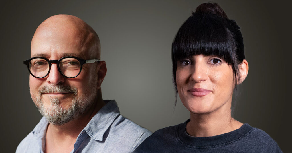 Claude Ansermoz and Manon Bornand