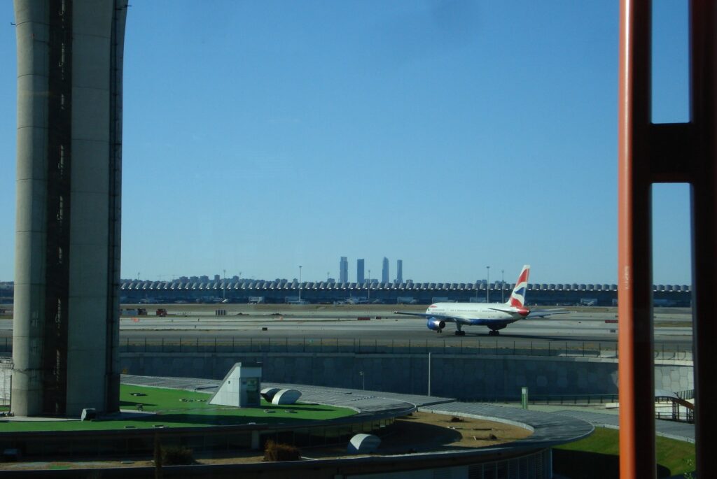 Madrid Barajas Airport, Spain.
