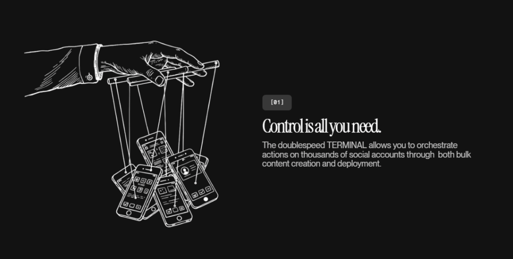 a16z-Backed Startup Sells Thousands of ‘Synthetic Influencers’ to Manipulate Social Media as a Service | The company uses "phone farms" of AI-generated accounts and advertises: "Never pay a human again."