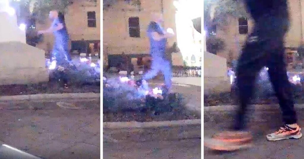 Watch: Neville Gafà filmed clearing Daphne memorial as embassies condemn move