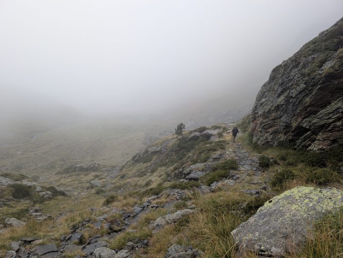Climb to Port de Rat, the border to Andorra